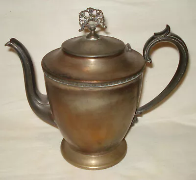 Vintage Silver Co EPC CO748 Silverplate Handled Teapot Tea Pot Spout W/Lid • $1.60