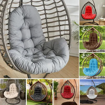 £17.95 • Buy Rattan Hanging Egg Chair Cushion Pad Indoor Outdoor Pads Swing Chair Mat Pillow