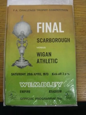 28/04/1973 FA Trophy Final: Scarborough V Wigan Athletic [At Wembley] . Thanks F • £3.99