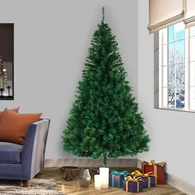£25.99 • Buy 7Ft 8Ft Artificial Christmas Tree Bushy Traditional Xmas Green Pine Tree