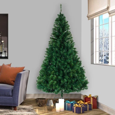 £25.99 • Buy 7Ft 8Ft Artificial Christmas Tree Bushy Traditional Xmas Green Pine Tree