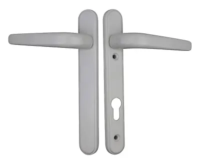 Upvc French Door Handle Dummy  Set Lever Lever (No Lock Outside) White 122mm Fix • £18.30