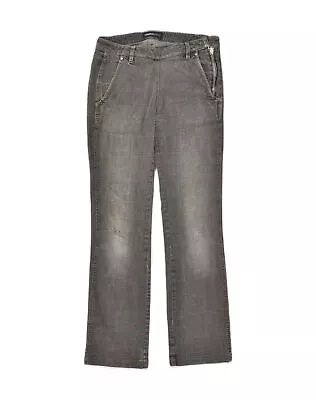 CERRUTI Womens Bootcut Jeans W28 L28 Grey Cotton AA83 • £15.44