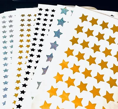 Star Vinyl Stickers Holographic Vinyl Stickers Journal Stickers Craft Stickers • £2.50