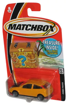 Matchbox Ford Focus (2005) Mattel Yellow Die-Cast Toy Car #68 W/ Treasure Chest • $10.98