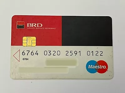 MasterCard Credit Card From Romania ~ BRD GROUPE SOCIETE GENERALE Chip Unsigned  • $23.74