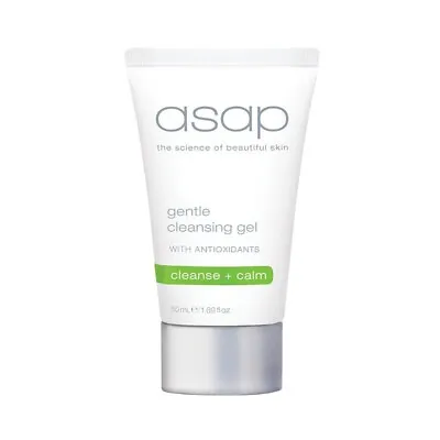 ASAP Gentle Cleansing Gel 50ml Antioxidants  Aloe Vera Soap Free Removes MakeUp • $29.90
