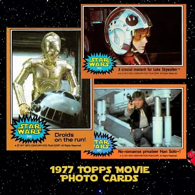 1977 TOPPS STAR WARS Trading Cards - Orange Series 4 - U Pick • $5