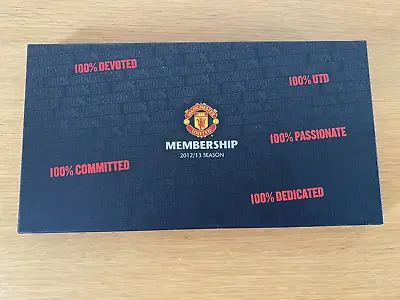 Manchester United Membership Pack 2012/13 Opened Year Book Pen Keyring Gift • £14.99