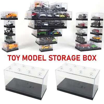 Toy Desktop Storage ABS Display Cabinet Durable Display Rack  Small Car Model • $11.28
