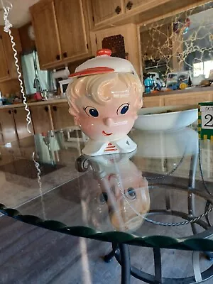 RARE HTF Metlox Candy Boy Cookie Jar • $125