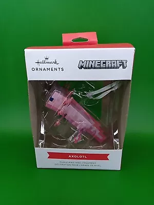 Hallmark Minecraft Axolotl Christmas Tree Ornament New! • $11.49