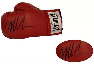 Mike Tyson Autographed (Signed) Red Everlast Boxing Glove (JSA)-Mike Tyson Holo • $135