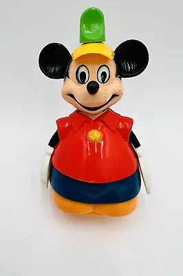 Vintage Kidco Toys Mickey Mouse Spinning Top Toy Disney Good Condition 5 Inch • $15