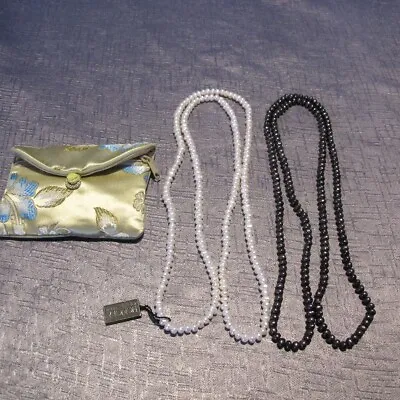 Honora Freshwater Pearl Job Lot Necklaces & Pouch • £33