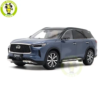 1/18 Infiniti QX60 2022 Blue Diecast Model Toys Car Gifts For Father Friends • $101.92