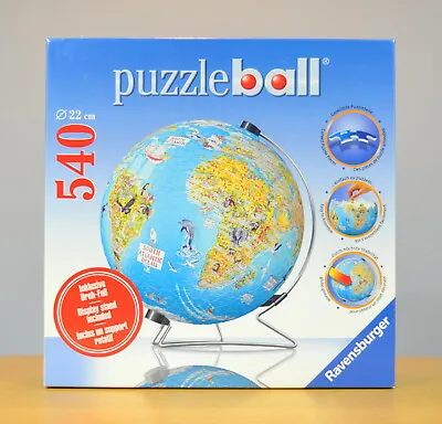 RAVENSBURGER 540 Piece Puzzleball *Display Stand Included - Made In Germany • $30