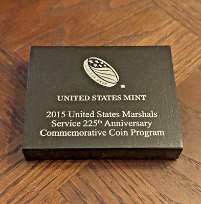 2015-S US Marshals Commemorative Proof Half Dollar W/ Original Box & COA - NICE! • $19.99