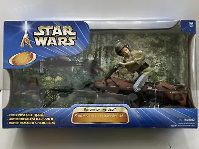 Hasbro Star Wars Return Of The Jedi 12  Princess Leia On Speeder Bike Vintage • $55