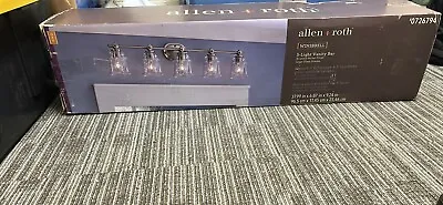 Allen Roth 5 Light Vanity Bar • $55