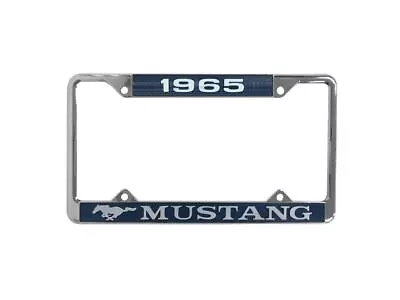 License Plate Frame - 1965 Mustang * Classic Styles Ship Worldwide & FREE To USA • $22