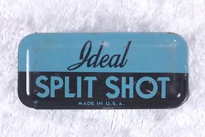 Vintage Ideal 24 BB Split Shot Mini Tin Take A Boy Fishing Today USA Collectible • $14.95