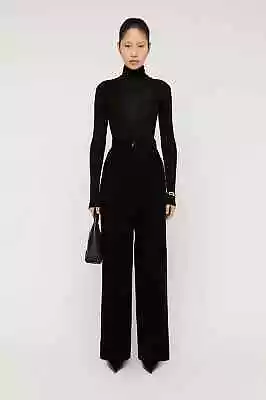 $250 • Buy Scanlan Theodore Black Velvet Pant BNWT Size 6