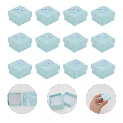  24 Pcs Jewelry Boxes Cardboard Bags For Selling Bulk Earrings • £11.15