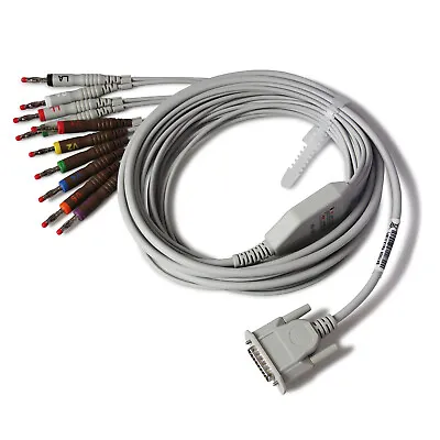 ECG Cable ECG 12 Lead For CONTEC ECG Machine ECG/EKG ElectrocardiographECG Lead • £32.40