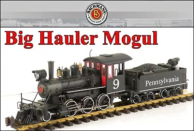 Bachmann G-Scale Big Hauler Pennsylvania Industrial 2-6-0 Mogul Steam Loco C8 • $175