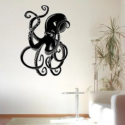 £13.30 • Buy Octopus Moving Tentacles Wall Sticker Decal Animal Sea Transfer Bathroom Vinyl
