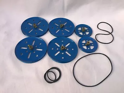 £15.99 • Buy Meccano Vintage Old Loose Spares X9  In Total All Well Used Vintage Condition.