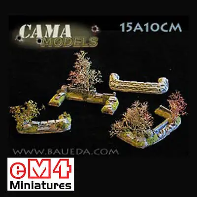 £6.99 • Buy 4 X Dug-In Markers - 15mm Wargaming Scenery