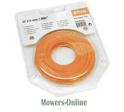 £13.11 • Buy Stihl 2.4mm Round Orange Nylon Line Cord 41m Strimmer Brushcutter Trimmer