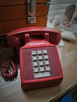 Vintage 80s Red Phone • $30