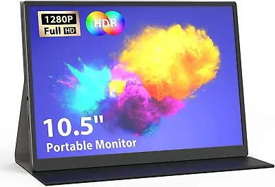 Miktver Portable Monitor 10.5 Inch FHD 1920x1280 IPS 100% SRGB For CP PC Phones • $130.99