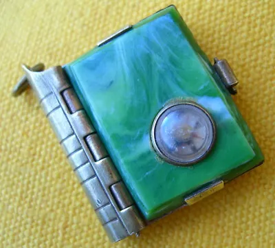  Vintage: TINY PHOTOS ALBUM BOOK LOCK DURING ITALY SOUVENIR OF MILANO • $43.20