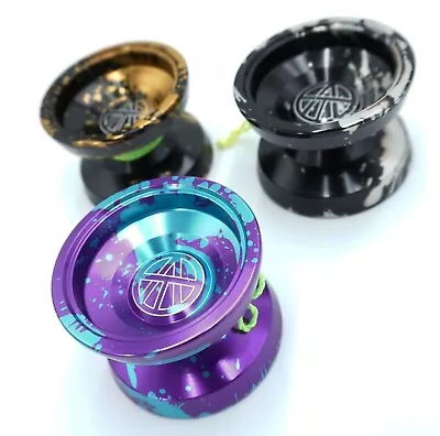 Unresponsive YOYO Anodized CNC Aluminum Magic Trick Yo-yo - Metal Splash Series • $19.99