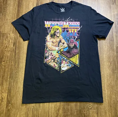 Wrestlemania IV WWF Ultimate Warrior Macho Man Brett Owen Heart Shirt Jake Snake • $22.99