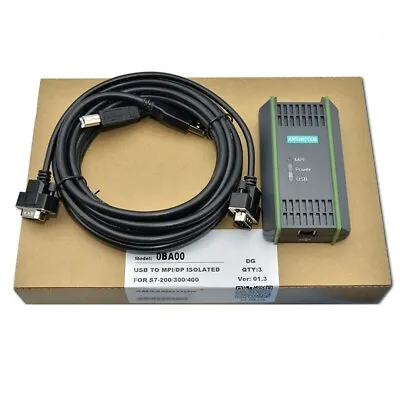 $59.99 • Buy New 6GK1571-0BA00-0AA0 For Siemens S7-200/300/400 PLC Cable Adapter MPI/PPI