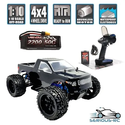 HSP 3S BRUSHLESS Truck Remote Control RC Car TRUCK *1:10th Scale Truck* COMPLETE • £231.99