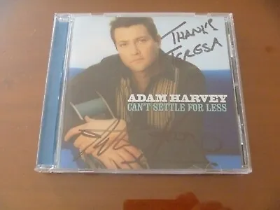 $9.99 • Buy Adam Harvey Can't Settle For Less CD - Signed By Adam Harvey