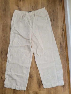 £25 • Buy OSKA Stone Beige Linen Trousers Size 1 UK8/10
