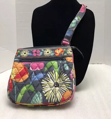 NWT Vera Bradley Little Flap Hipster Crossbody Retired Jazzy Blooms Floral Multi • $30.99