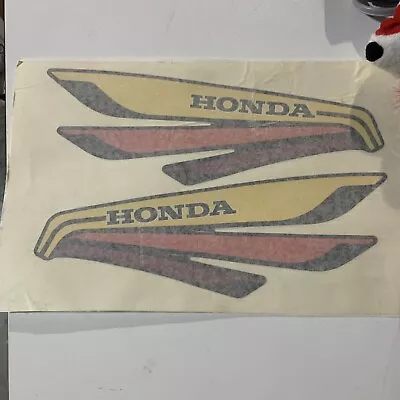 LICENSED HONDA VINTAGE Wings Gas Tank Stickers NOS New • $20