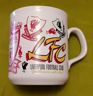 Vintage Rare Liverpool Football Club Fc Coffee Mug Lfc You'll Never Walk Alone  • £14.99
