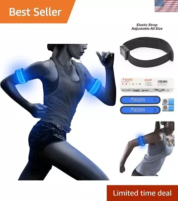 Versatile LED Armbands For Night Running - Adjustable Length For All Sizes • $25.99