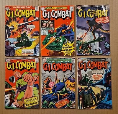 G.I. Combat #105-135 Range Lot Of 6 Silver Age DC 1964 To 1969 • $49.99