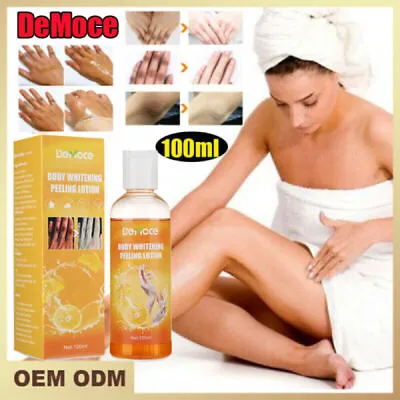 Orange Peeling Lotion Body Whitening Cream Lightening Brightening Skin Care Gel • $8.95