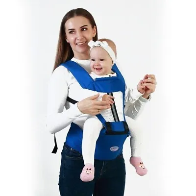 £13.50 • Buy UK Ergonomic Baby Carrier Backpack Infant Hipseat Carrier Front Facing Kangaroo